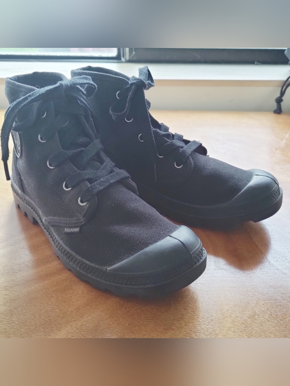Palladium Canvas High-Top Boots - Black 8 39.5
